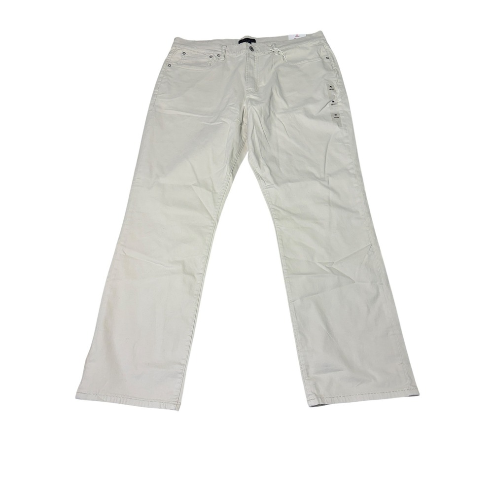NWT Lucky Brand 223 Straight Pants Mens 38x32 Beige Advanced Stretch 7M13685 NEW